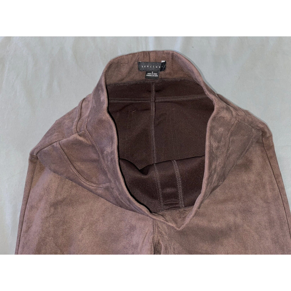 Sanctuary Sueded Pull On Skinny Legging Pants. Brown, Women's Size S. NWOT! - Picture 7 of 9